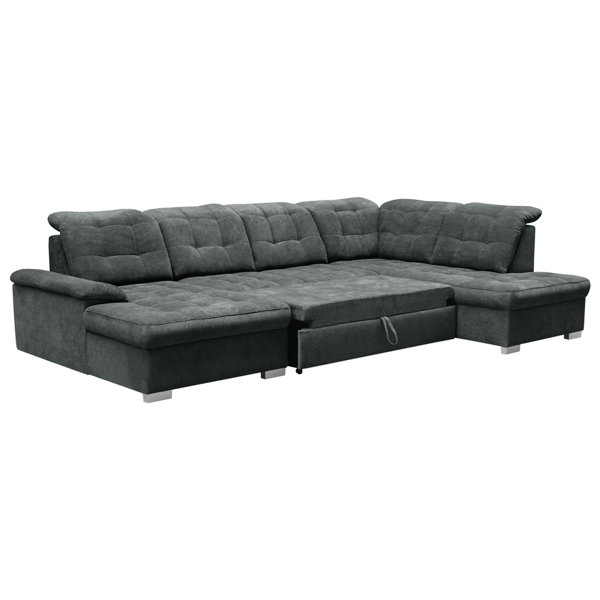 Ivy Bronx Golitz Sleeper Corner Sofa Bed Wayfair.ie